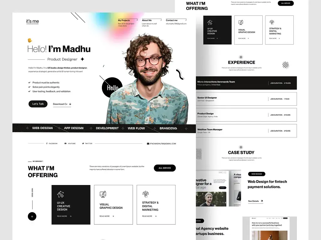 Sitio web de portafolio