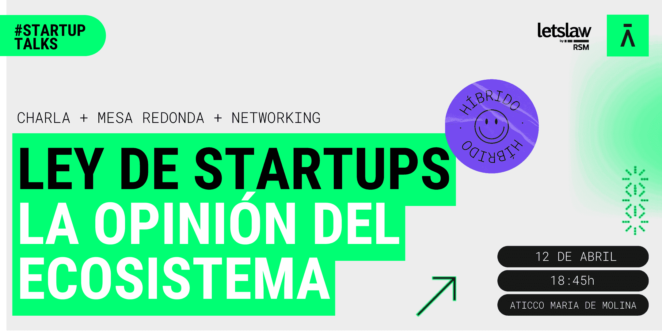 Evento Startup Talk: Ley de Startups. La opinión del ecosistema - Spanish Startups